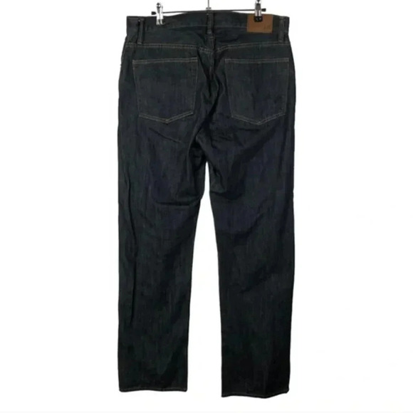 Gap Standard Fit Dark Indigo Straight Leg Jeans 32X32 - Picture 3 of 5